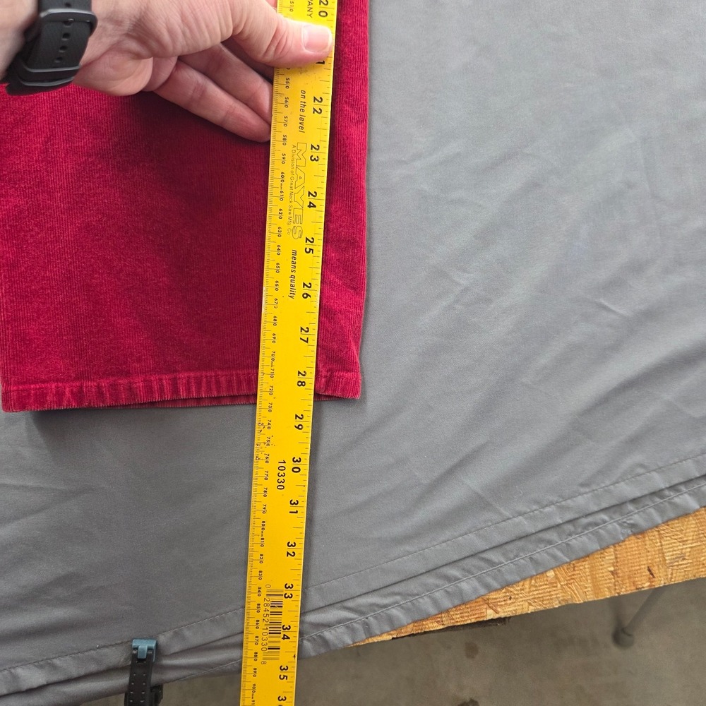 Talbots Women's 18WP Petite Heritage Corduroy Pants Blue Red 2 Pant Lot - Picture 10 of 16